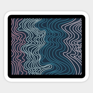 Waves Sticker